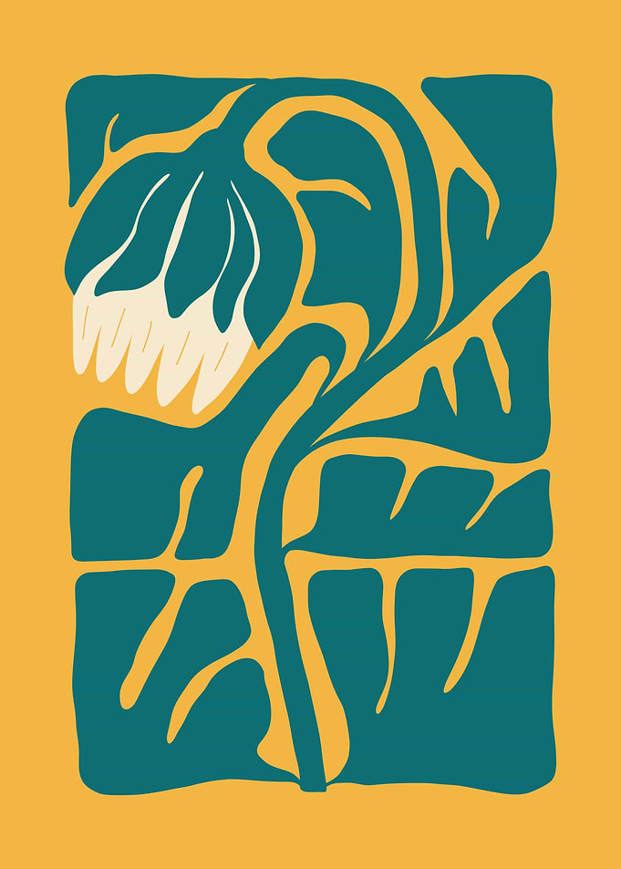 Stylized Floral Illustration