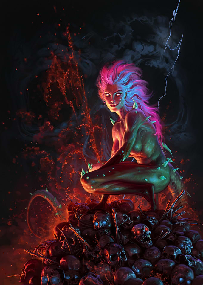 Scourge of the Damned - Heavy Metal Art