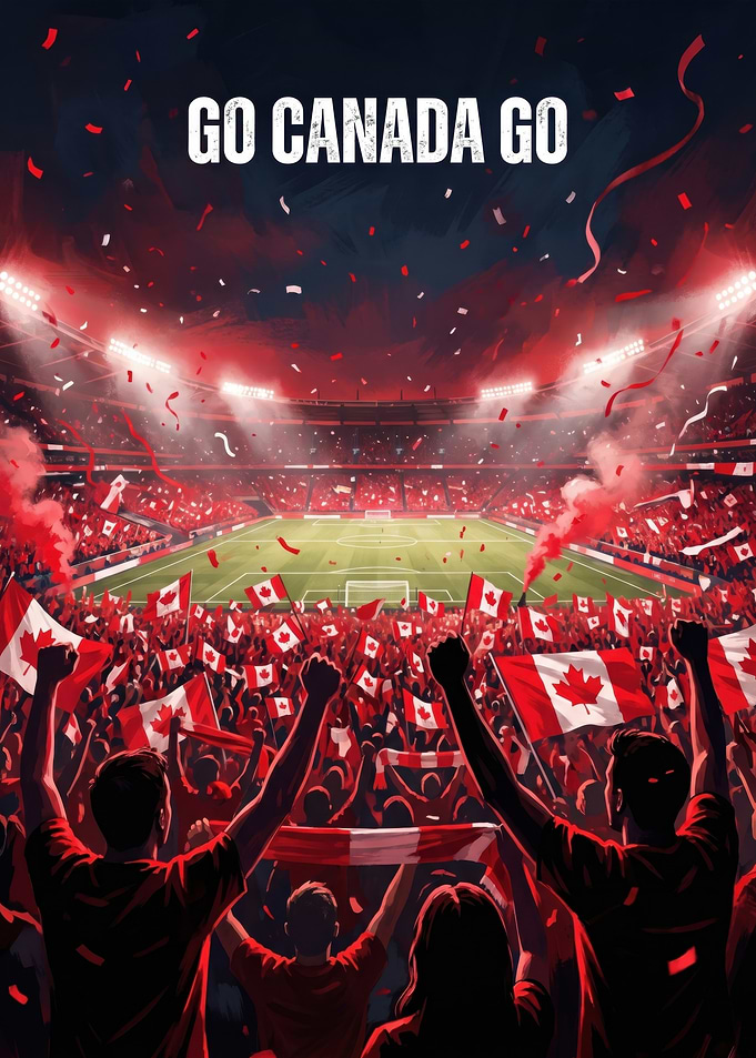 Go Canada Go Soccer Crowd