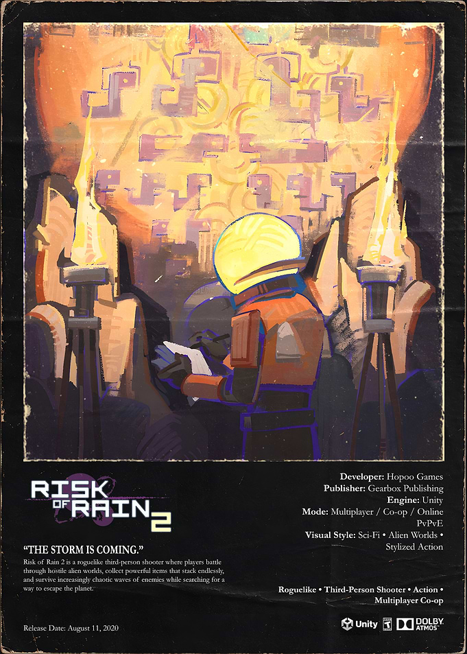 Risk of Rain 2 Game Poster