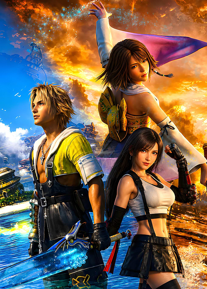 Final Fantasy Characters with Swords