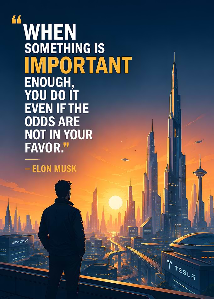 Elon Musk Quote on Future Cityscape