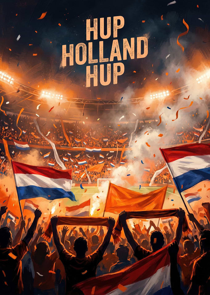Hup Holland Hup Soccer Crowd