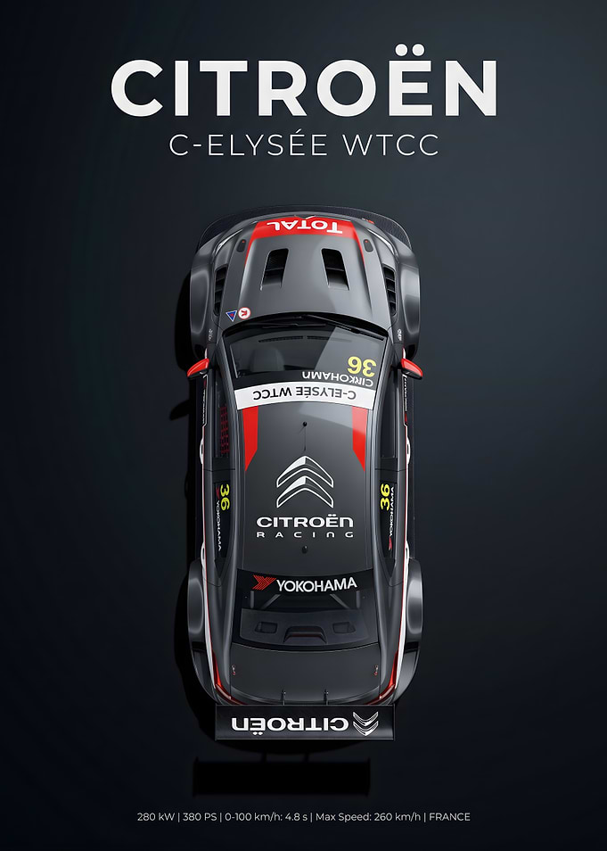 Citroën C-Elysée WTCC Racing Car