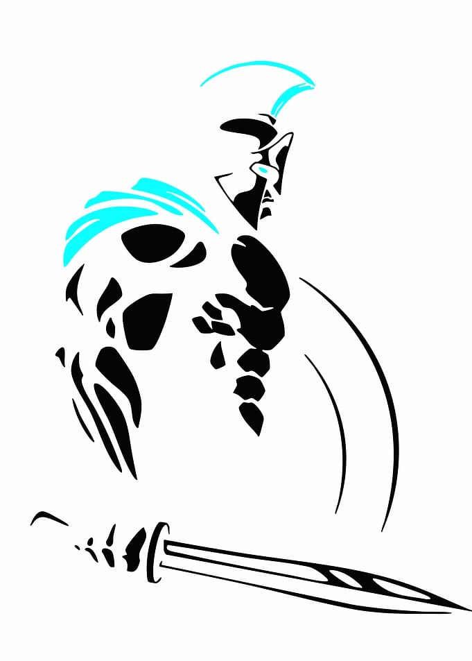 Spartan Warrior with Sword