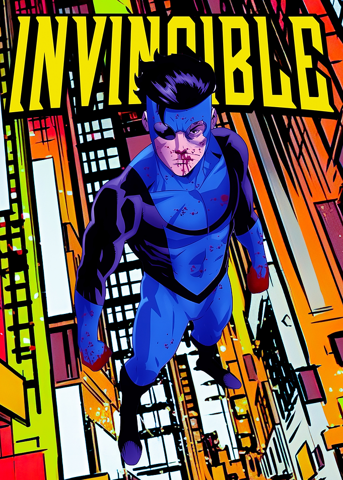 Invincible in a Cityscape