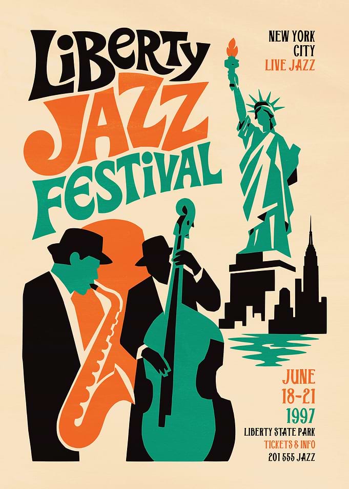 Liberty Jazz Festival Poster