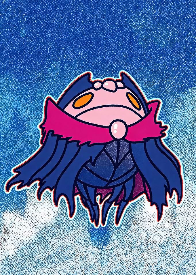 Cute Moth Character Sticker