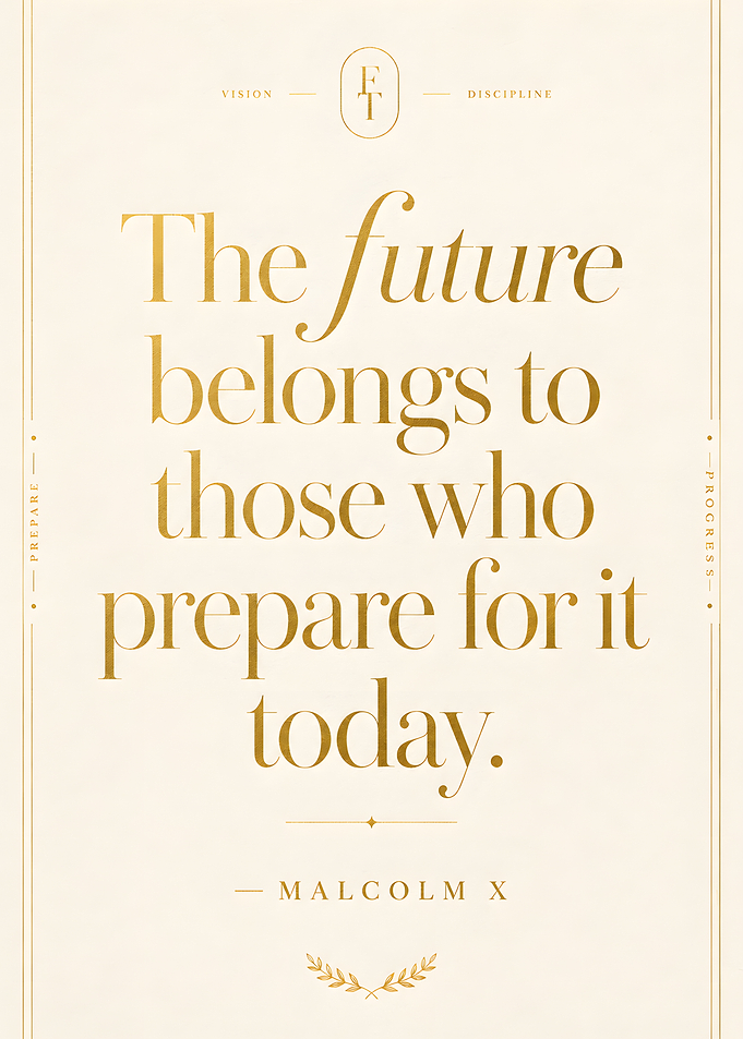 Malcolm X Quote Poster