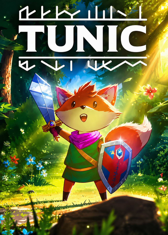 Tunic Fox with Sword and Shield