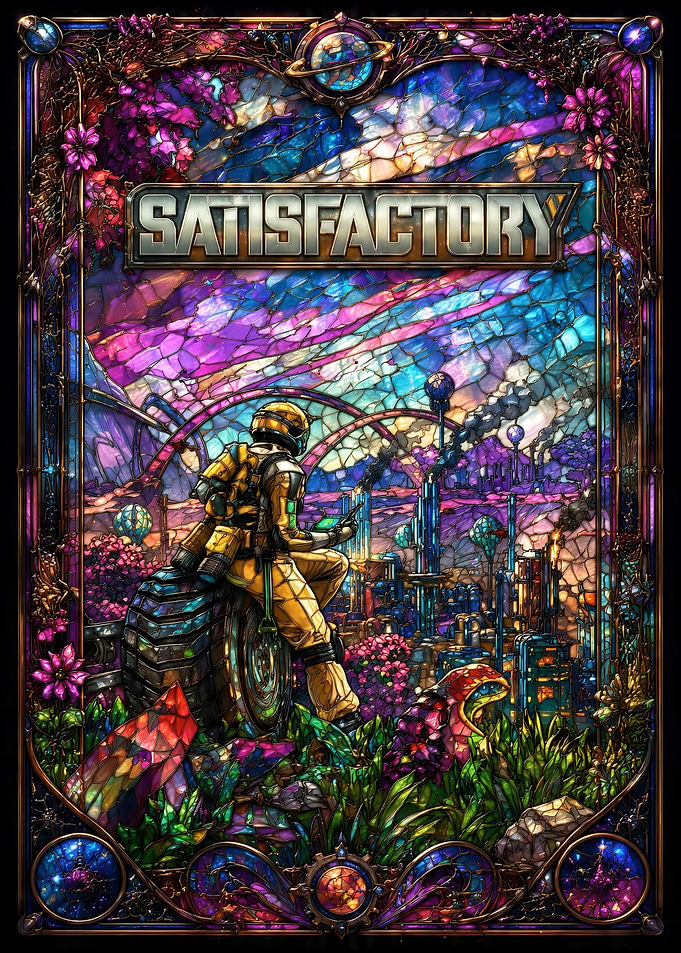 Satisfactory Game Art