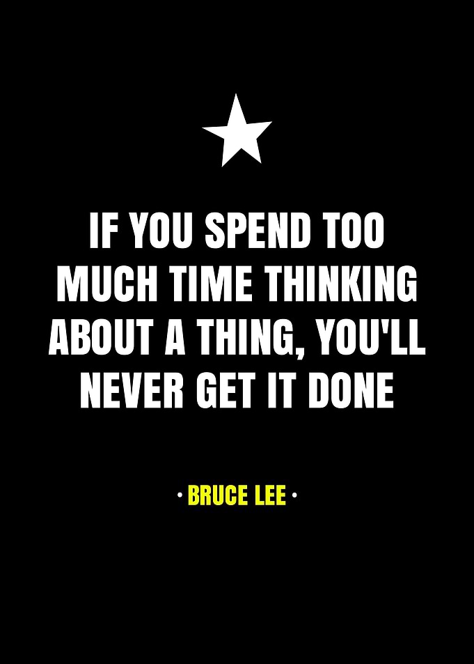 Bruce Lee Inspirational Quote
