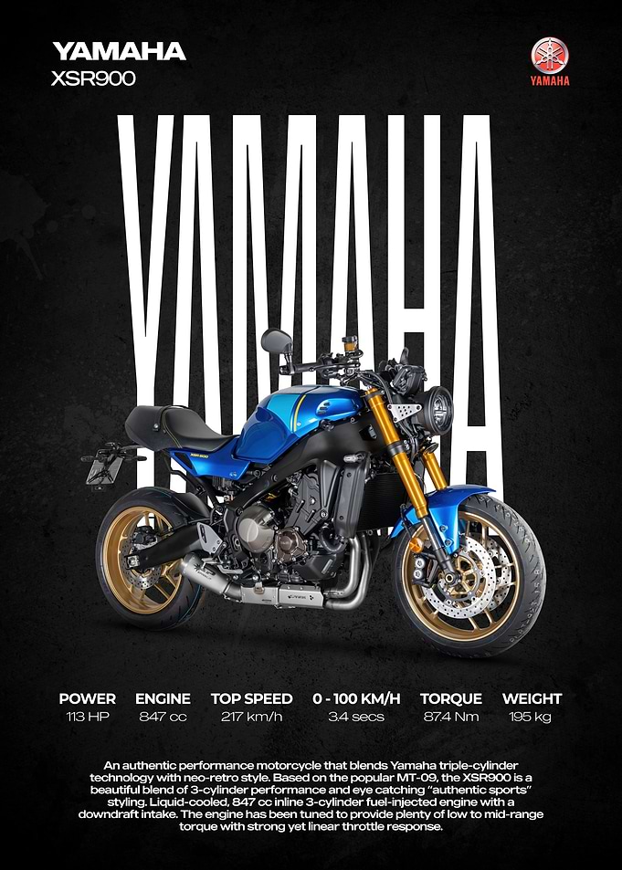 Yamaha XSR900 Motorcycle