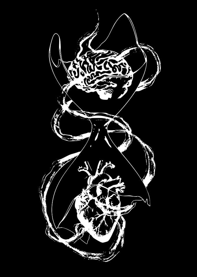 Abstract Brain and Heart Design