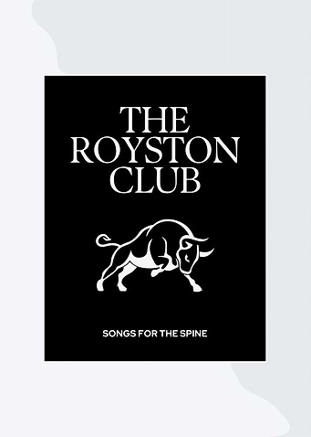 The Royston Club Songs for the Spine Album Art