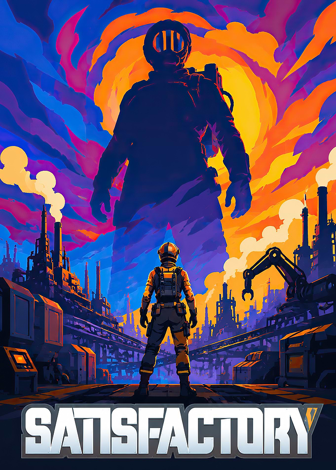 Satisfactory Game Poster