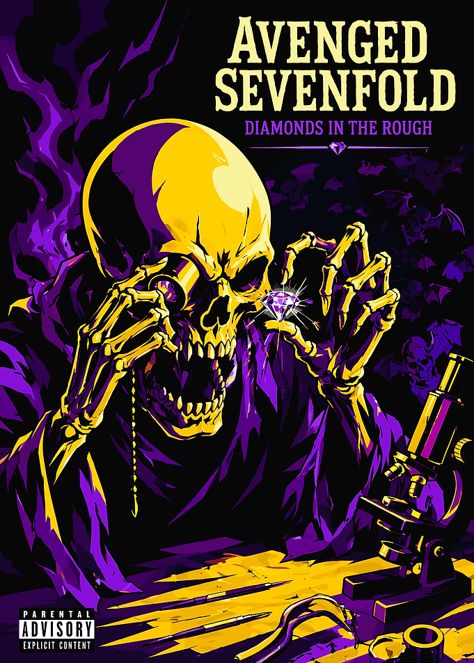Avenged Sevenfold Skeleton Diamond Art