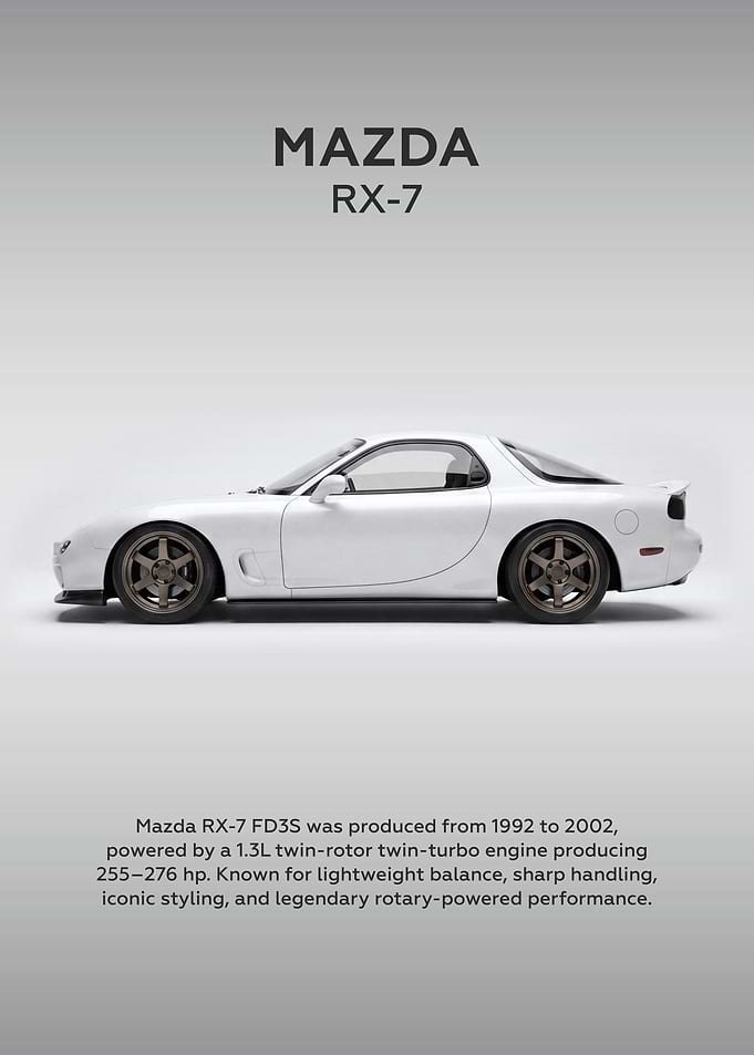 Mazda RX-7 FD3S Car Side