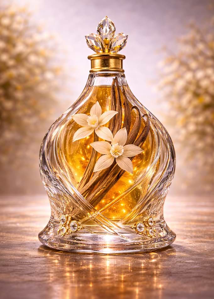 Luxury Vanilla Perfume Bottle
