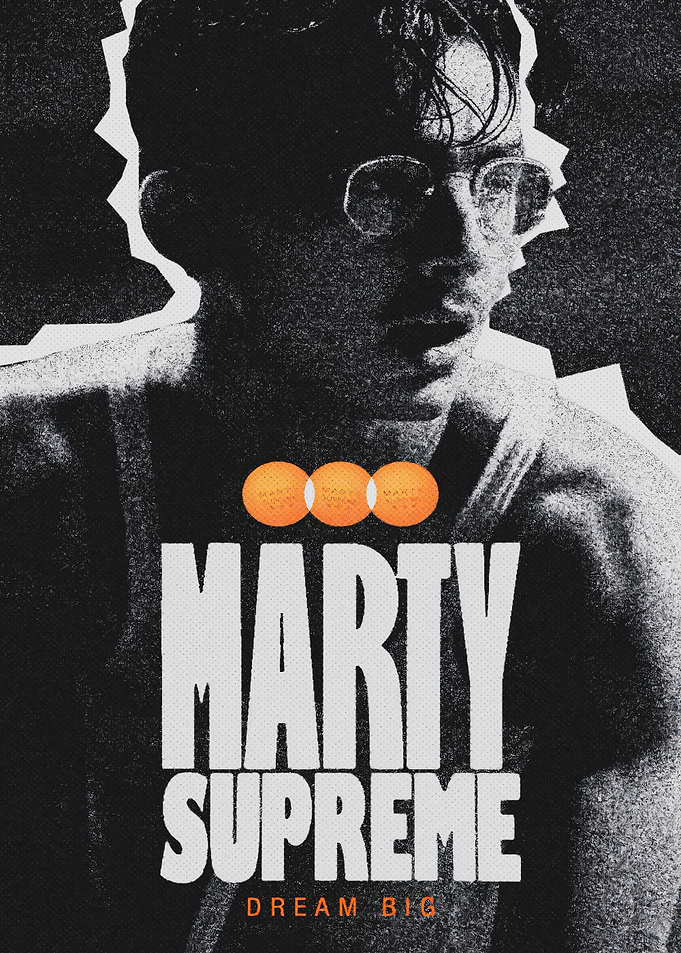 Marty Supreme Dream Big Poster