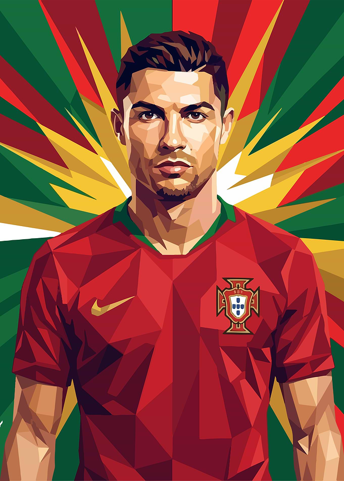 Cristiano Ronaldo in Portugal Jersey