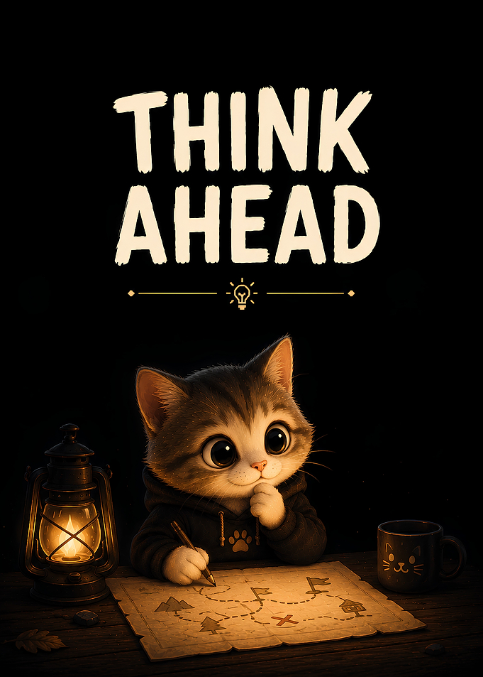 Cute Cat Planning Adventure - Think Ahead