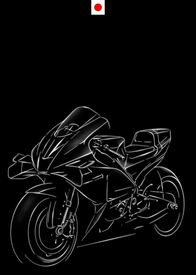 Japanese R1M monster bike