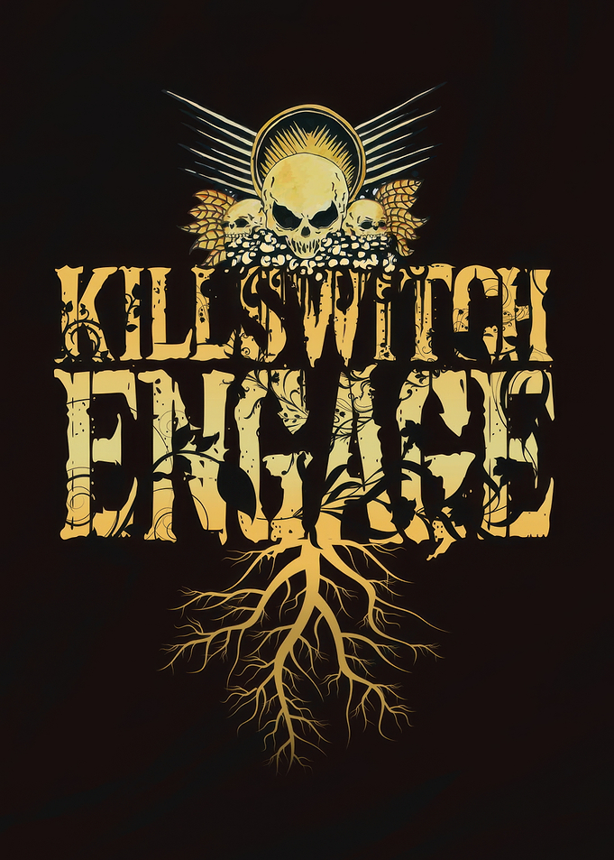 Killswitch Engage Logo with Skulls and Roots