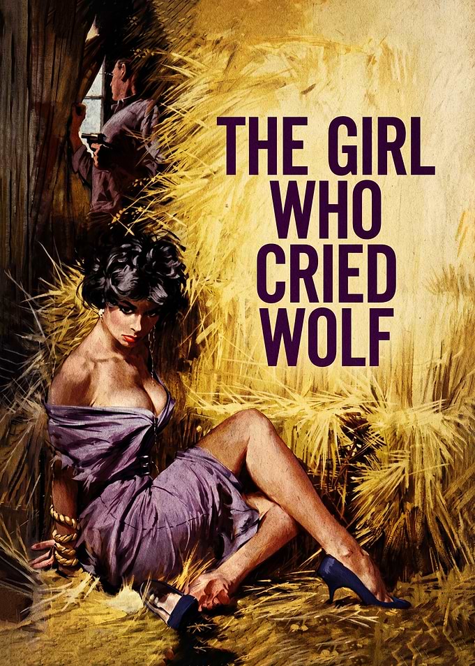 The Girl Who Cried Wolf Vintage Poster