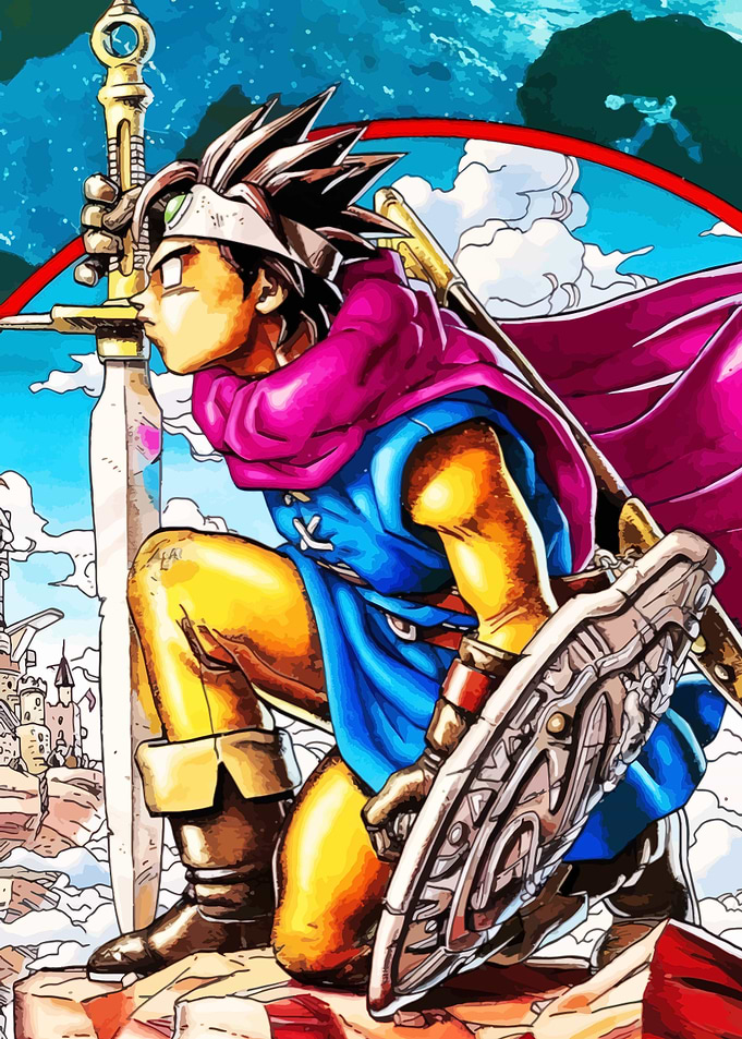Hero with Sword and Shield