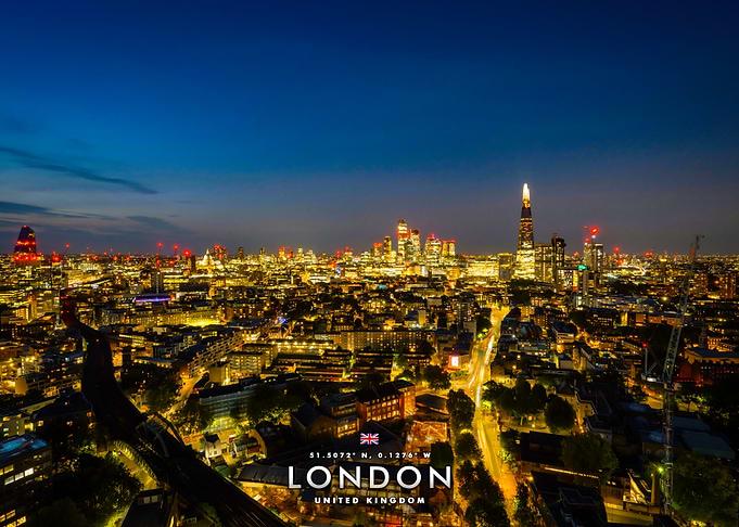 London Skyline at Night
