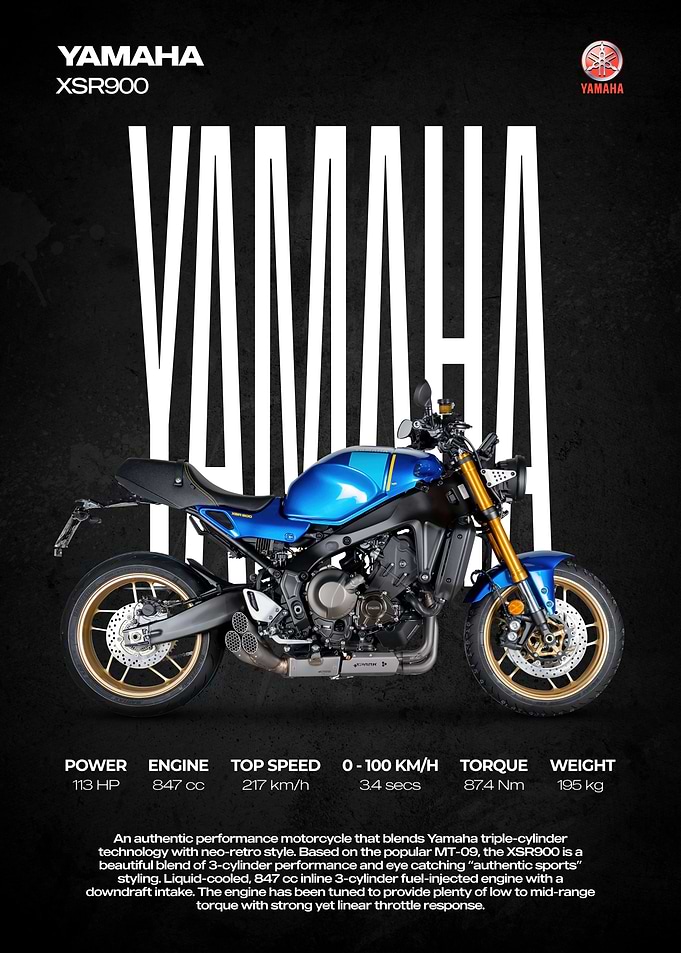 Yamaha XSR900 Motorcycle