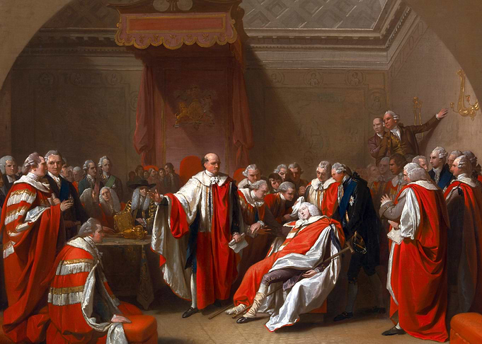 The Death of Chatham by Benjamin West