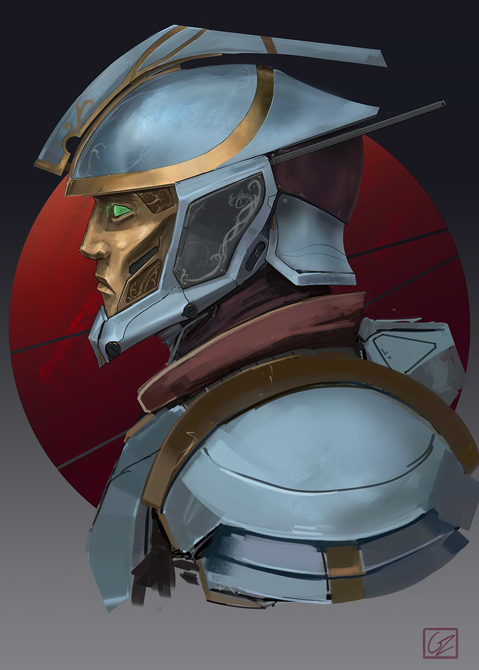 Sci Fi Helmet Exploration