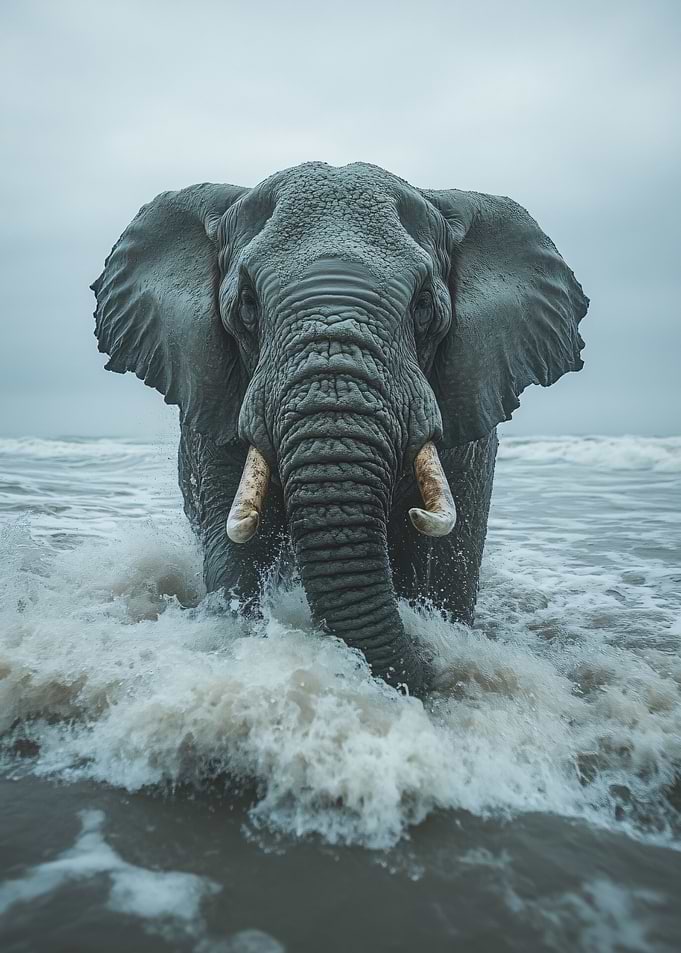 Elephant in the Ocean