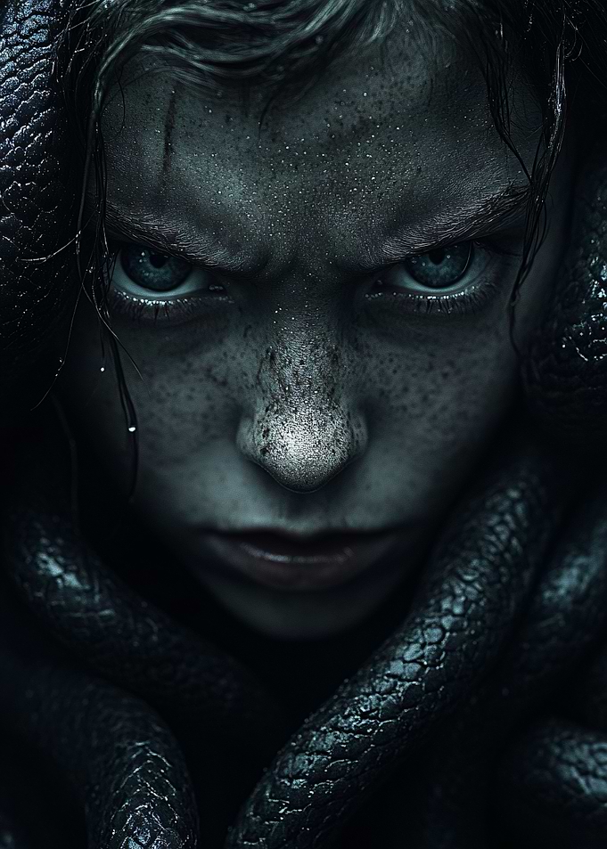 Medusa with Snakes