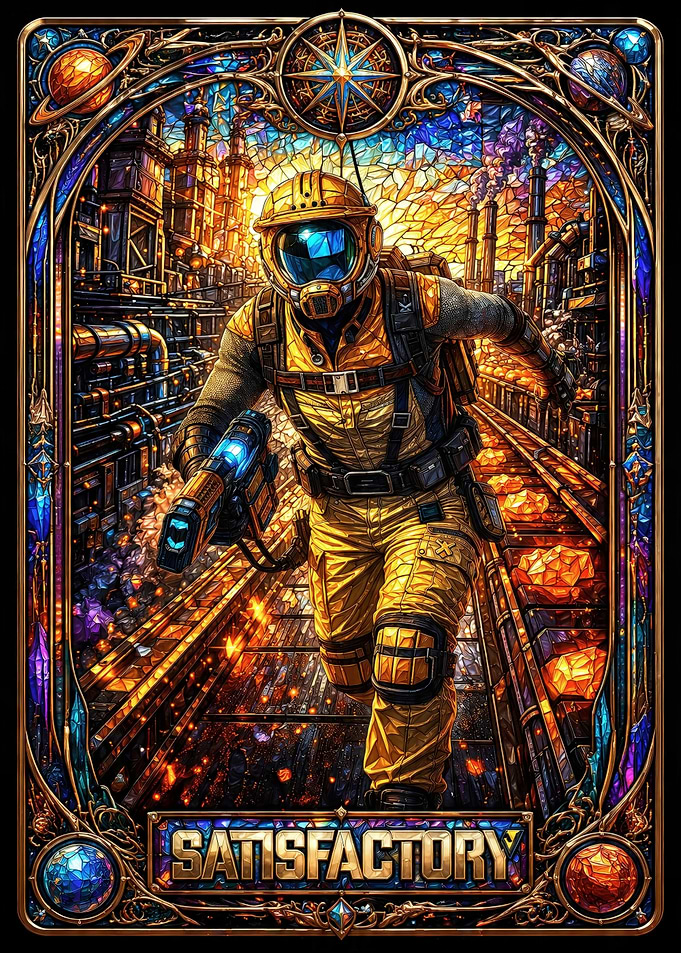 Satisfactory Game Art