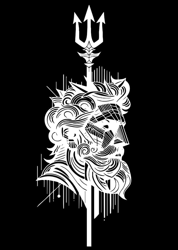 Neptune Trident Graphic