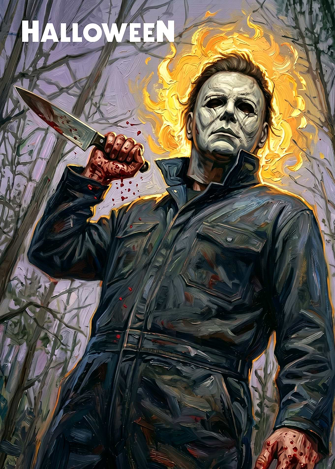 Michael Myers Halloween Painting