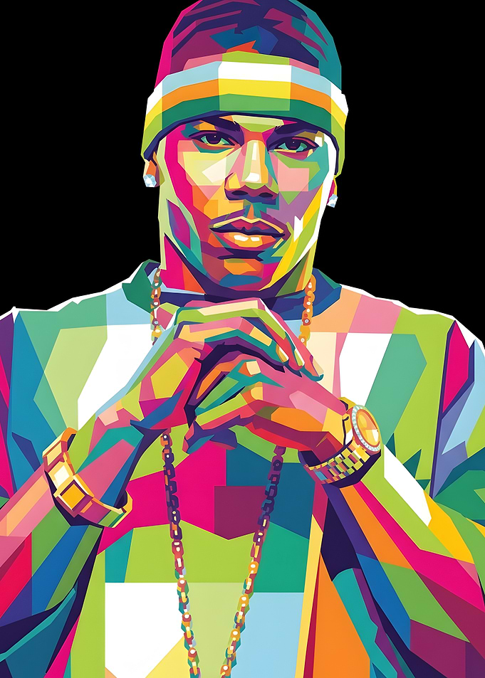 Colorful Portrait of Nelly