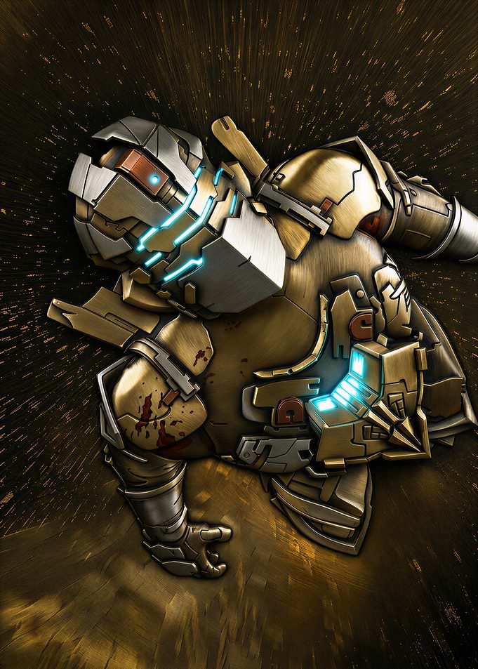 Isaac Clarke in Golden Engineer RIG