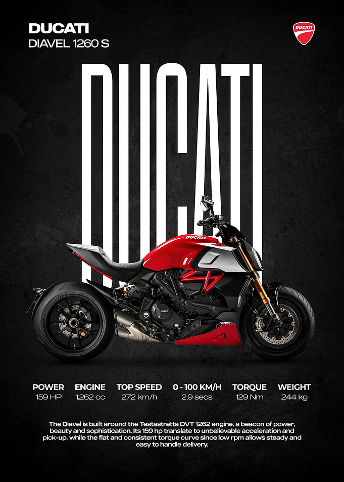 Ducati Diavel 1260 S Motorcycle