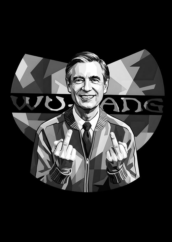 Mr. Rogers Wu-Tang Clan Middle Fingers