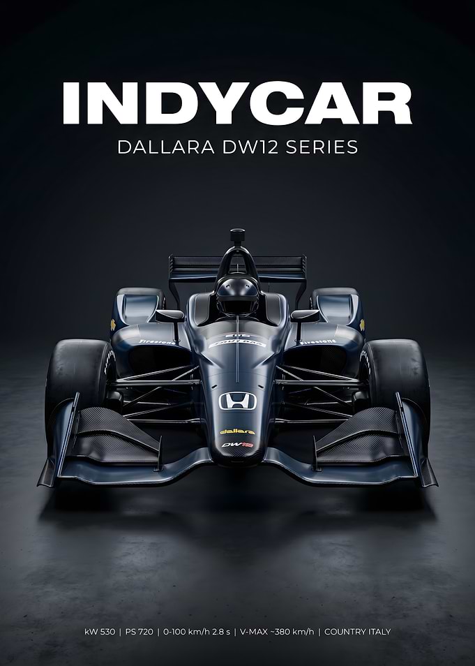 IndyCar Dallara DW12 Series Race Car