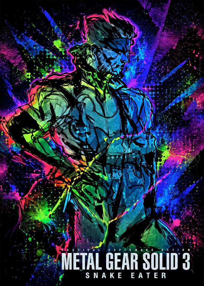 Metal Gear Solid 3 Snake Eater Poster