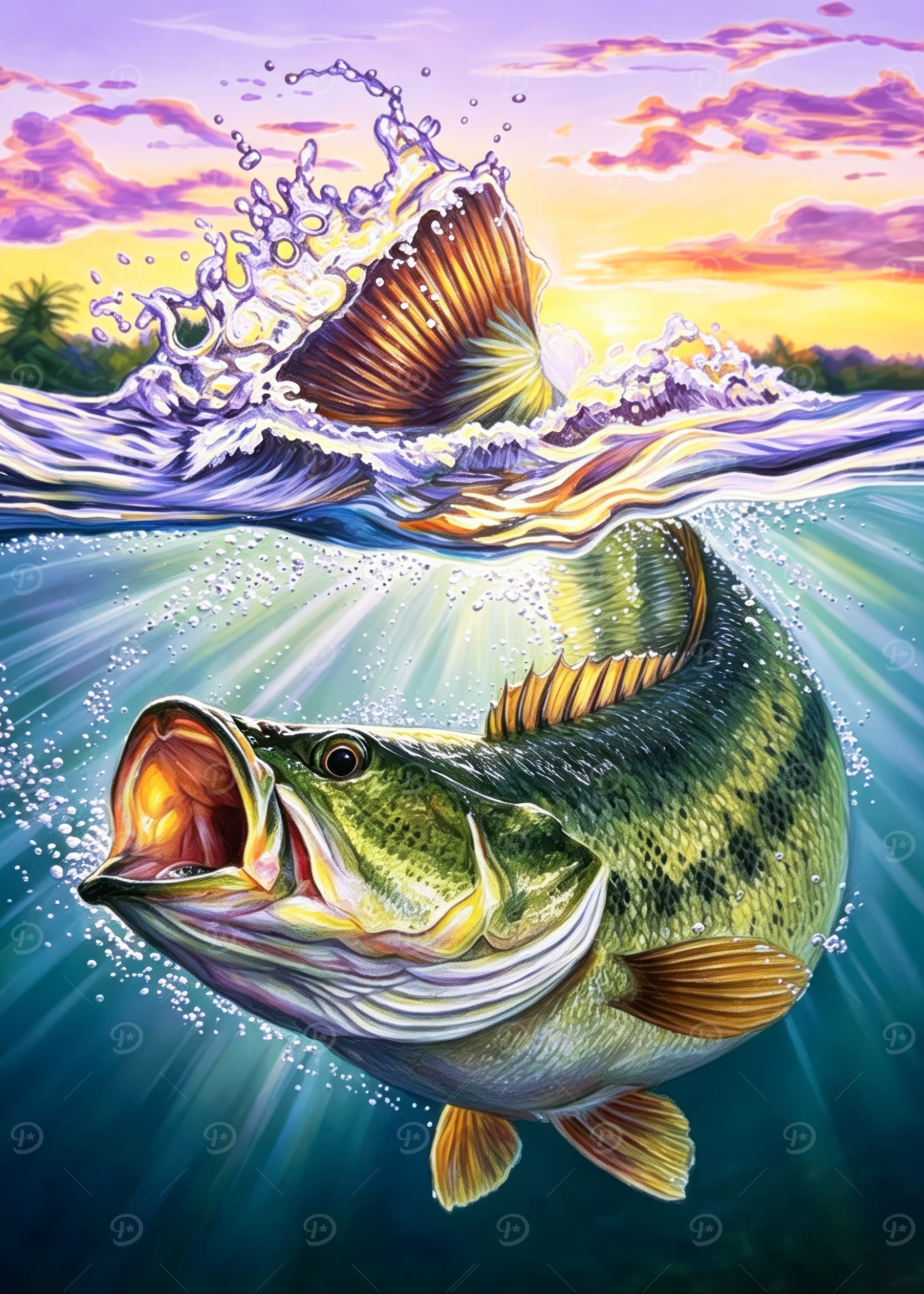 Bass fishing Posters Online - Shop Unique Metal Prints, Pictures