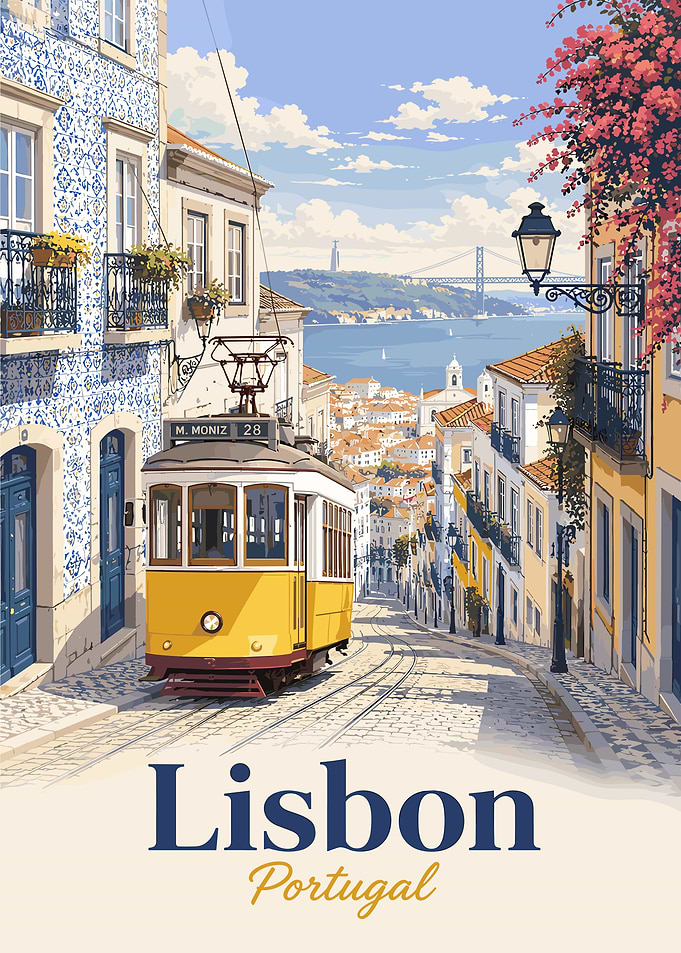 Lisbon Tram Portugal Travel