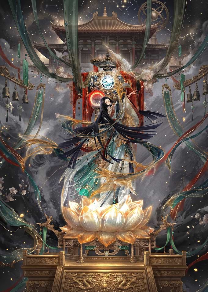 Celestial Lotus Goddess