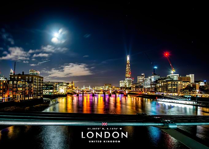 London Skyline at Night
