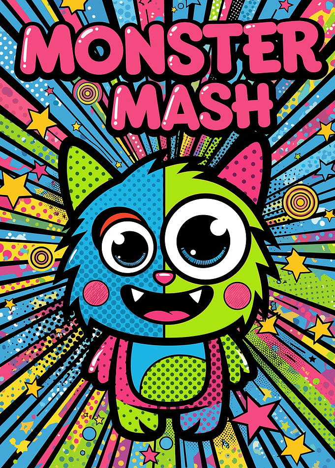 Monster Mash Cartoon Character